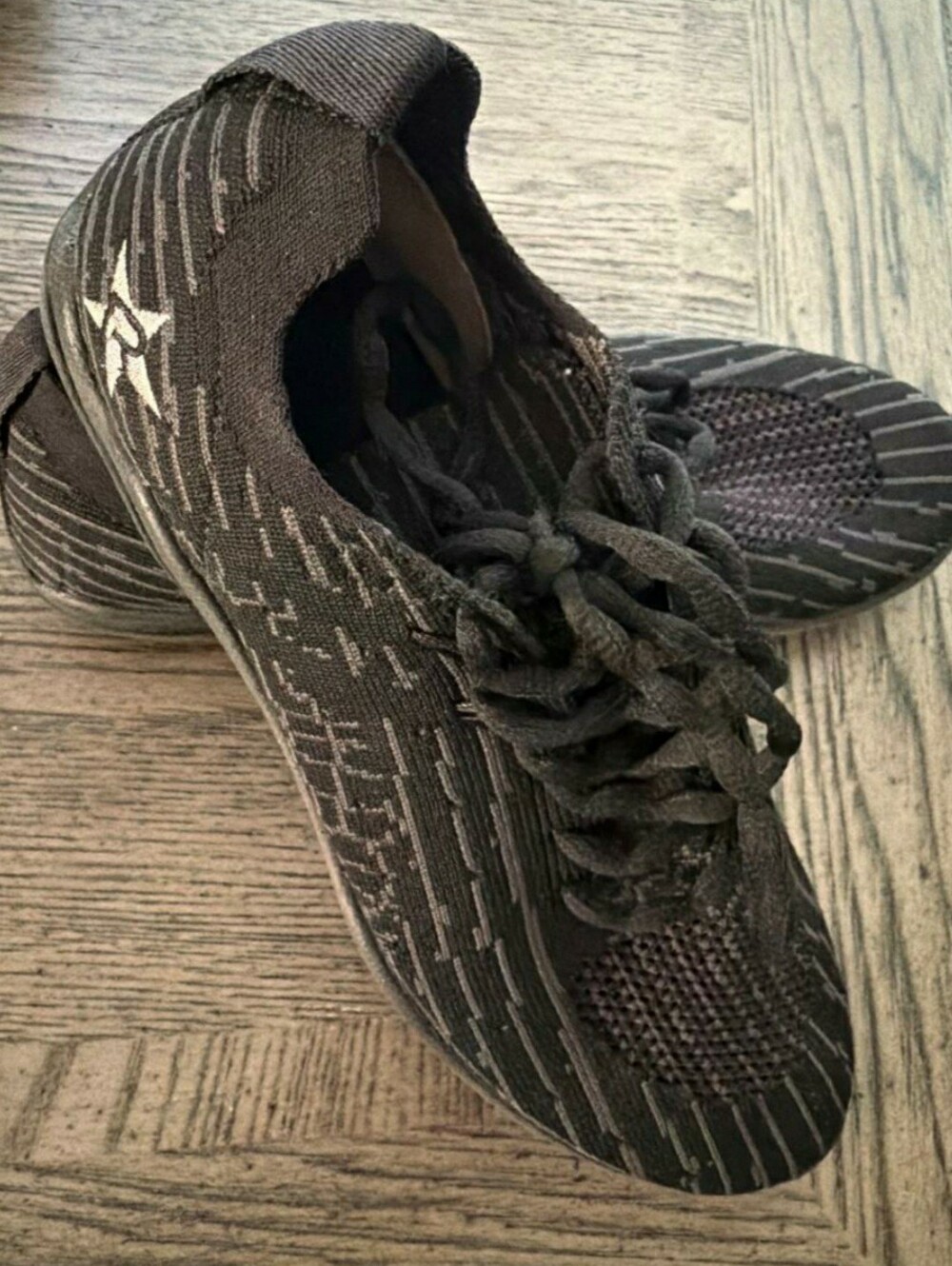 Rebel Athletic Revolt Black Cheer Shoes Ladies Size 6.5